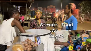 Street FOOD TOUR at Night in Ghana , west Africa || Sunyani vlog 2022