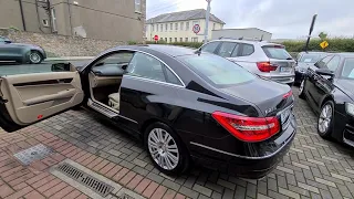 PETERSONS CARS - 2011 MERCEDES E220 COUPE BLACK