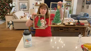 HOW TO MAKE GLASS CHRISTMAS TREES NO RESIN NEEDED. GLASS ON GLASS. FIRE GLASS.