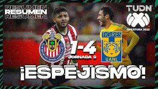 Resumen y goles | Chivas 1-4 Tigres | Liga Mx Apertura 22 -J9 | TUDN