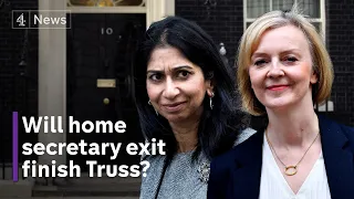 Home secretary slams Liz Truss in scathing resignation letter