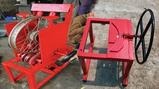 How to make a bike tire rim repair machin | Manufacture of motorcycle alignment machine