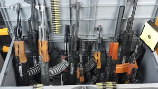 Kalashnikov AK-47 Box of Toys ! Military Guns Toys - Realistic Guns