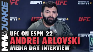 Andrei Arlovski takes first short notice fight of career | UFC on ESPN 22 media day