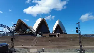 Concert Rehearsal For Vance Joy Outside Sydney Opera House II (11-18-22)