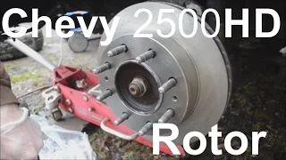 Replace Front Brake Rotors on Chevy Express, Savana, Silverado, Sierra 2500 3500