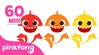 Cores do Bebê Tubarão | +Compilação | Pinkfong Canções para crianças