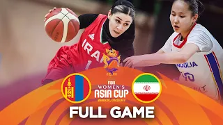 Mongolia v Iran | Full Basketball Game | FIBA Women's Asia Cup 2023 - Division B