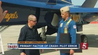 Navy: Pilot Error Primary Cause Of Fatal Blue Angels Crash