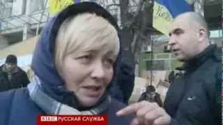 Два мітинги у Києві: учасники очима одне одного