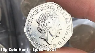 FINALLY FOUND THIS!! TOOK TOO LONG 🤣 || £100 50p RARE COIN HUNT Book 1 Ep.63 - 2021