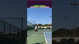 RAFAEL NADAL FANTASTIC FOREHANDS #tennis #shorts