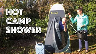 Our Camp Shower System — Portable, HOT & Private!