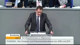 Bundestagssitzung: "Bundeswehreinsatz der ISAF in Afghanistan" am 13.02.2014