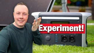 ANKER SOLIX F1200 EXPERIMENT: FÜR WIE LANGE REICHT EIN MOBILER STROMSPEICHER AN EINEM TAG  ( TEST  )