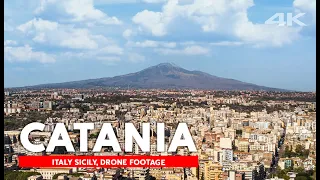 CATANIA Sicily drone, Explore City by above, Catania drone 4K