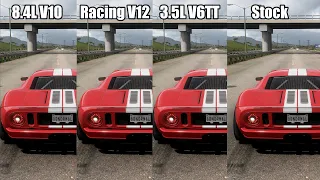Forza Horizon 5 || 2005 Ford GT 40 || Rare Car || All Engine Swap Top Speed Battle/Comparison ||