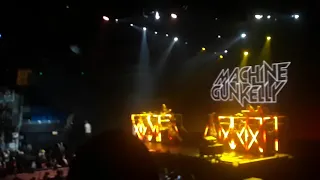 Machine Gun Kelly Dissing Eminem at the Fall Out Boy Concert