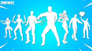 Top 40 Popular Fortnite Dances & Emotes! (Slide Stride, Ask Me - Bad Bunny, Made You Look, Scenario)