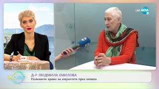 Д-р Людмила Емилова за полезните храни за имунитета през зимата - „На кафе” (13.12.2021)