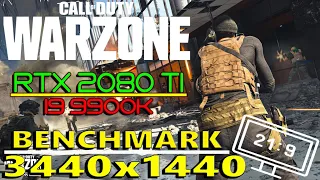 Call Of Duty: Warzone | Benchmark | RTX 2080 ti | i9 9900k Ultrawide | 3440x1440