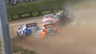 Rallycross de lessay 2023 #mistakes #show #crash #crashcourse