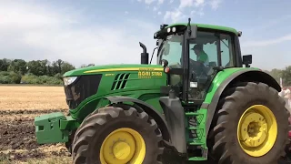 John deere 6195M + глубокорыхлитель Frank LKMZ (День поля Краснопавлівка)