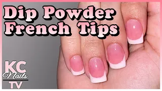 How to: French Tip Nails With Dip Powder