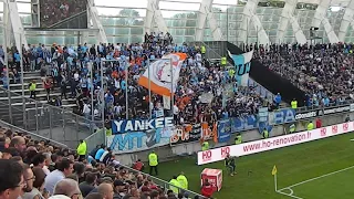 Supporters Marseillais qui font un Olympique