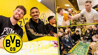 Table tennis vs. Haller - beer from Süle & Reus | BVB Fan Club New Year's Reception