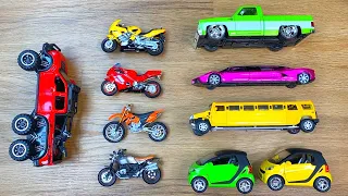 Die cast Metal Scale Model Limousine Cars and Maisto Motorcycles #3