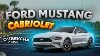 2020 FORD MUSTANG KABRIOLET, MENGA YOQMADI.