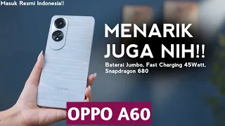 GET READY, OPPO A60 IS OFFICIAL IN INDONESIA!! - Complete Specifications and Prices