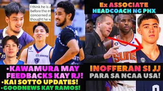 BILIB SI YUKI KAY RJ! | JJ INOFFERAN NG Ex SUNS COACH! GOODS SI DR SA GILAS OQT! KAI SOTTO UPDATES!