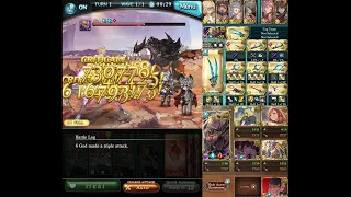 [Granblue Fantasy] Light GW NM95 "Magna" 5 Button 1 Summon FA Test / [グラブル] 光古戦場 95HELL マグナ 5ポチ1召喚想定