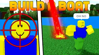 Working ORBITAL STRIKE That TRACKS PLAYERS! (Glitch Tutorial) | ROBLOX Build A Boat