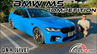 2021 BMW M5 Competition Q&A (Live)