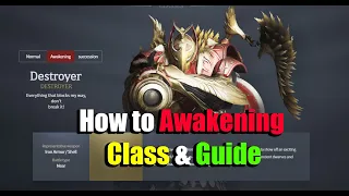 Black Desert Mobile How to Awakening Class & Guide