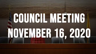 November 16, 2020 Old Bridge Township Council Meeting