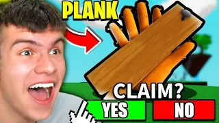 How To Get The PLANK GLOVE + CRANKIN 90S BADGE! Roblox Slap Battles