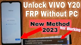 Unlock ViVO Y20 FRP Without PC: New Method 2023