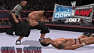 WWE John Cena vs Randy Orton SVR PCSX2| SmackDown vs Raw 2007