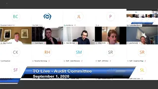 TO Live - Audit Committee - September 1, 2020