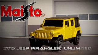 MAISTO 2015 JEEP WRANGLER UNLIMITED GARY'S DIE-CAST COLLECTION