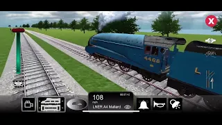 Playing train sim with the mallard