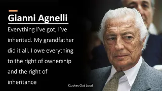 Gianni Agnelli - Quotes (Audio)