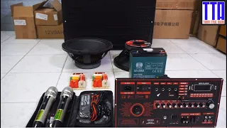 Hướng dẫn ráp loa kéo mini 3 tấc đôi cs lớn từ mạch DSP30 với phân tầng OL-218A | Thanh Trúc Audio