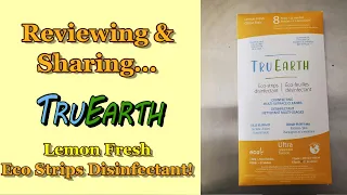 Product Review TruEarth Eco Disinfectant Strips. ( Giveaway CLOSED)