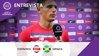 Campeonato Sub-20 de la Concacaf 2022 | Entrevista | Doryan Rodríguez de Costa Rica