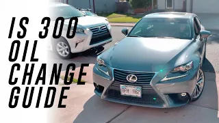 Oil Change on a 2016 Lexus IS300 // Quick & Simple Oil Change DIY Guide